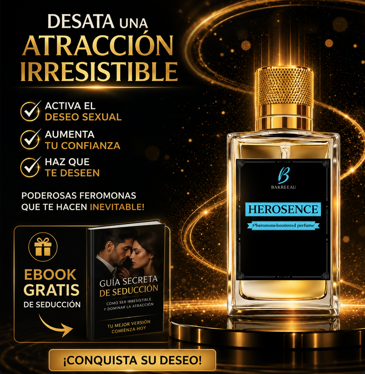 HEROSENCE 100 ml 💎 La esencia de la atracción irresistible 👑